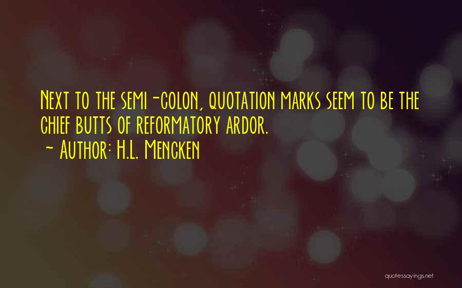 Colon Grammar Quotes By H.L. Mencken