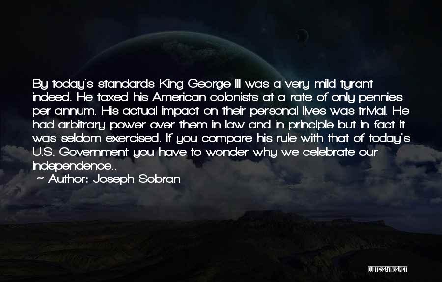 Colonists American Quotes By Joseph Sobran