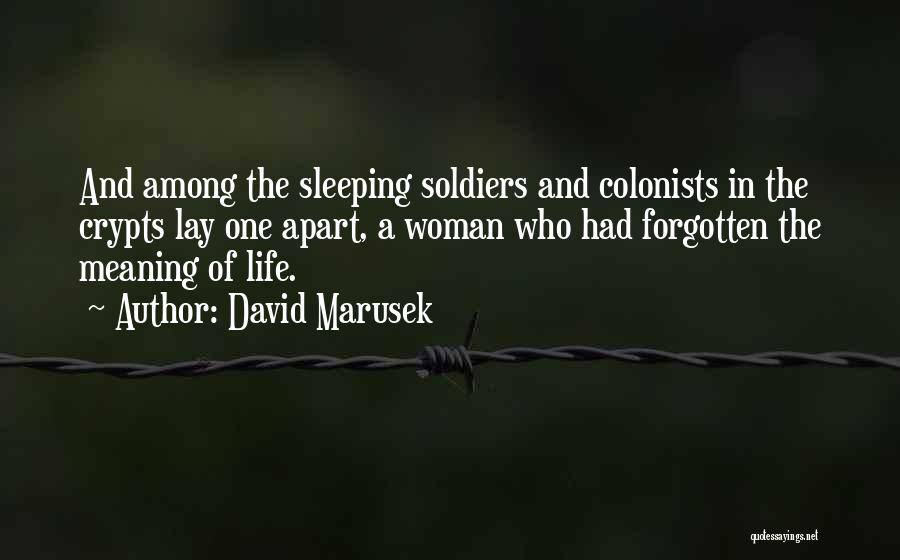 Colonists Quotes By David Marusek