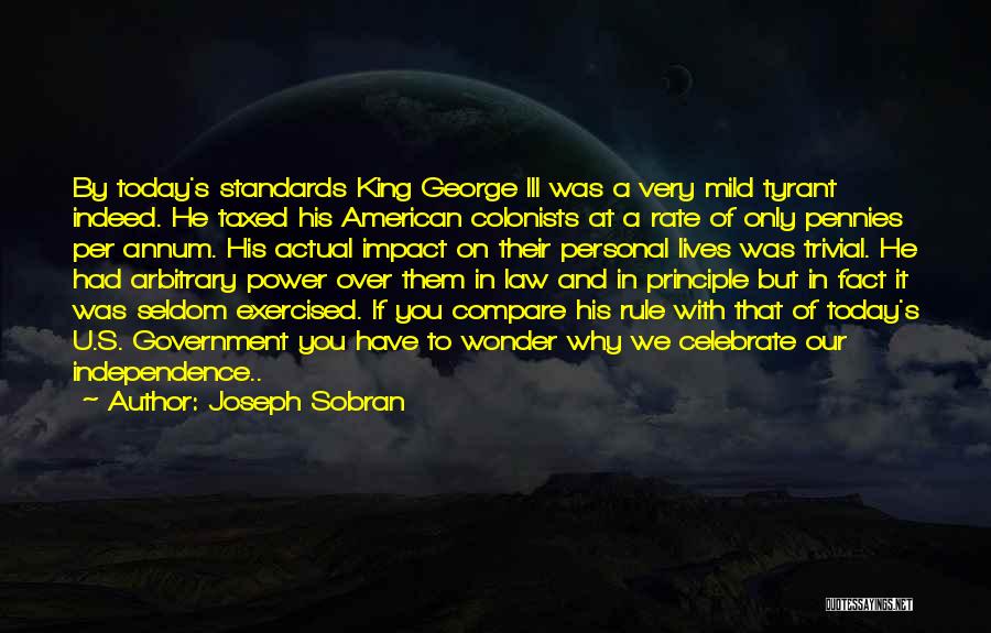 Colonists Quotes By Joseph Sobran