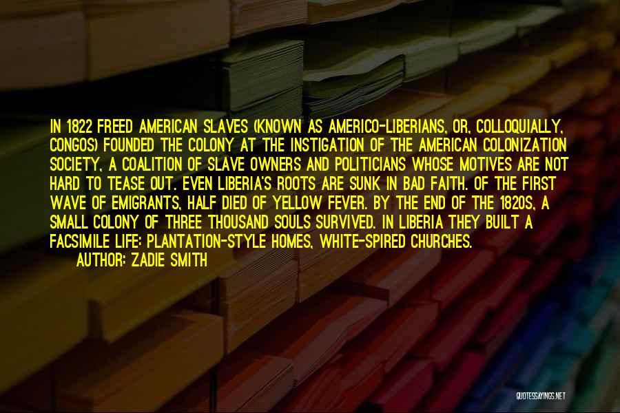 Colonization Quotes By Zadie Smith