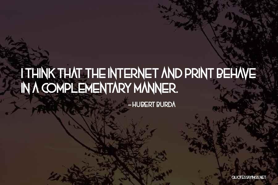 Colonizing America Quotes By Hubert Burda