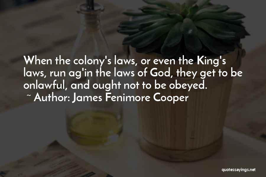 Colony Quotes By James Fenimore Cooper