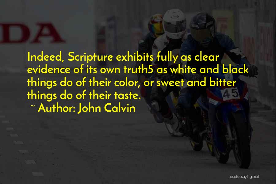 Color And Black And White Quotes By John Calvin