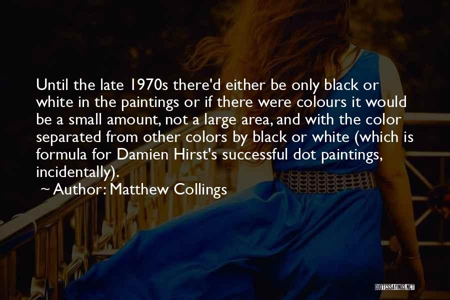 Color And Black And White Quotes By Matthew Collings