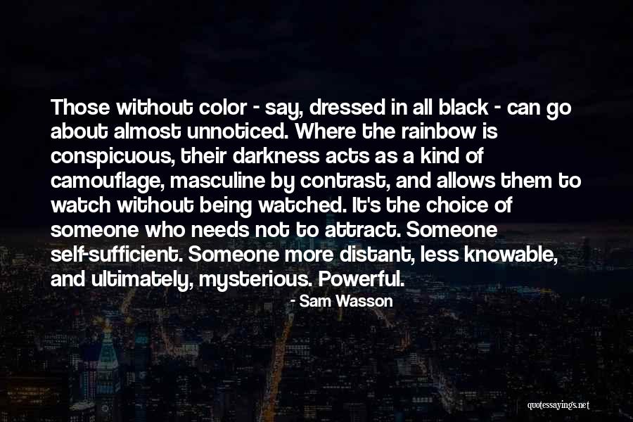 Color Contrast Quotes By Sam Wasson