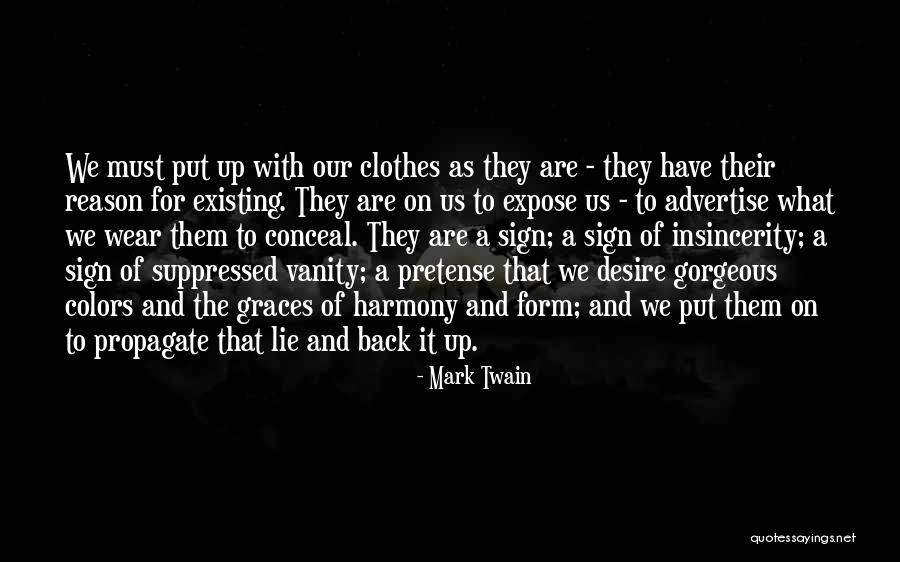 Color Harmony Quotes By Mark Twain Color Harmony Quotes By Mark Twain
