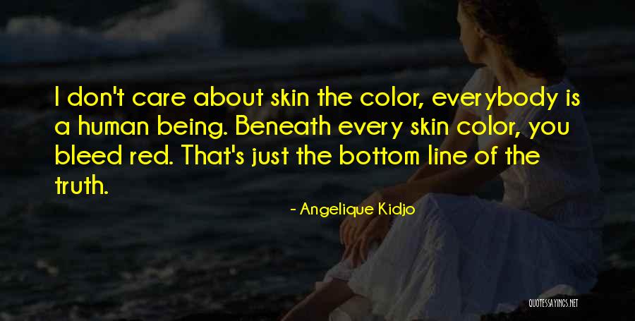 Color Of Skin Quotes By Angelique Kidjo