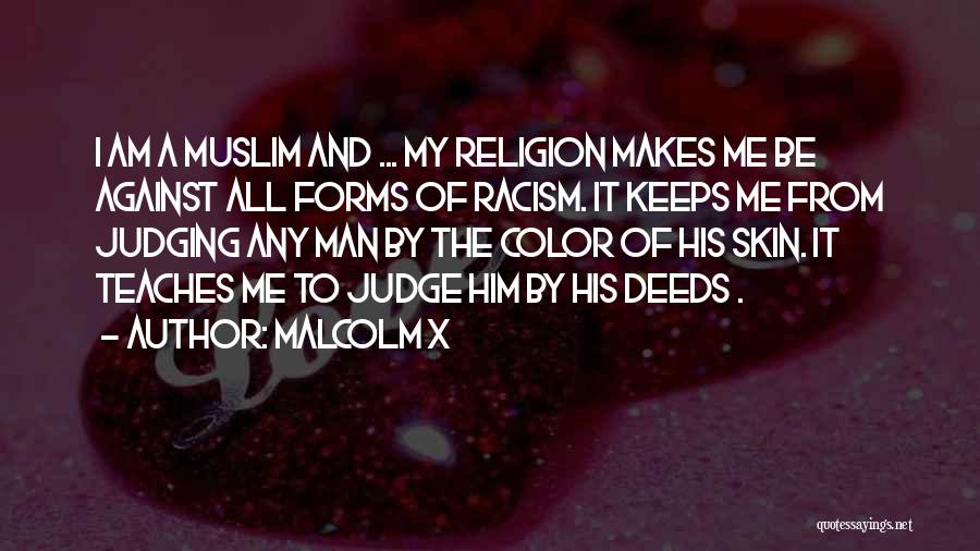 Color Of Skin Quotes By Malcolm X