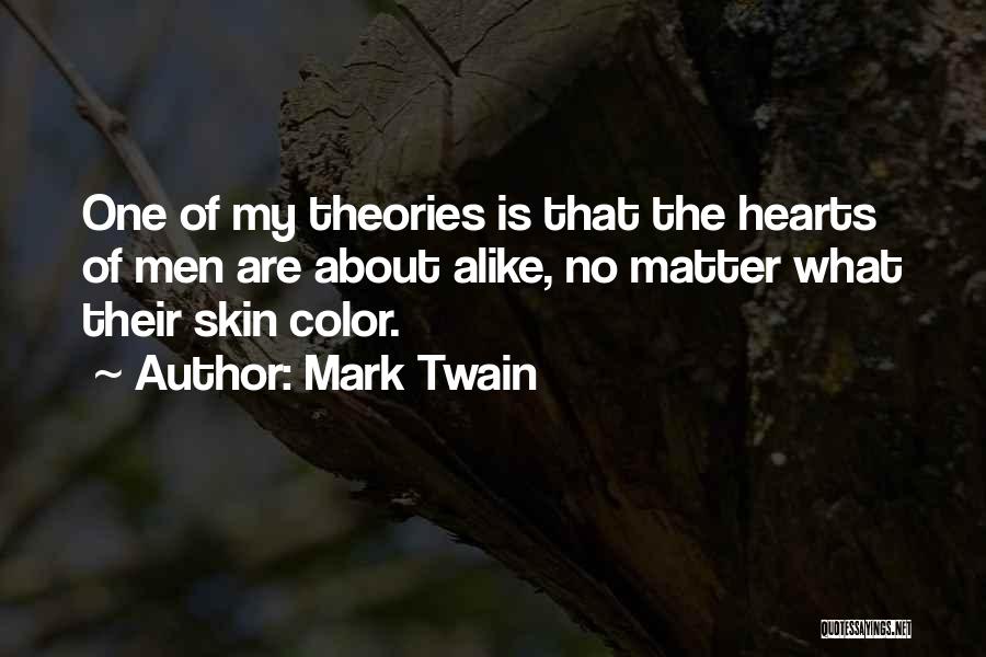 Color Of Skin Quotes By Mark Twain