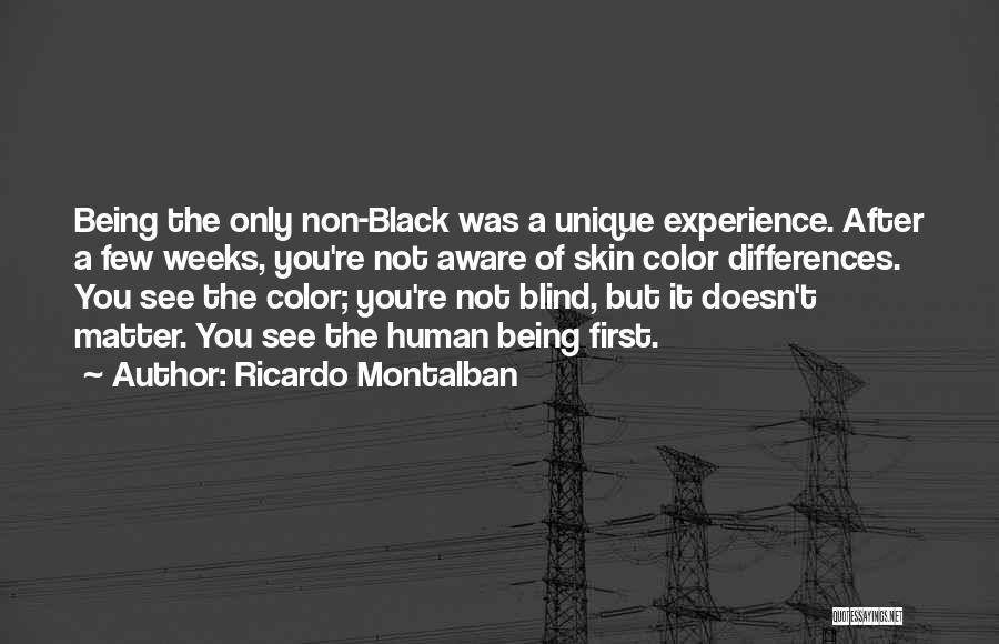 Color Of Skin Quotes By Ricardo Montalban