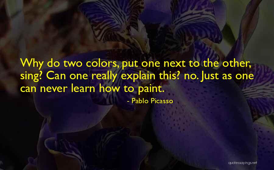 Color Theory Quotes By Pablo Picasso Color Theory Quotes By Pablo Picasso