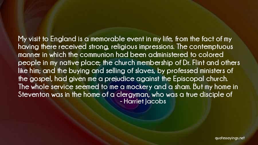 Colored Church Quotes By Harriet Jacobs Colored Church Quotes By Harriet Jacobs