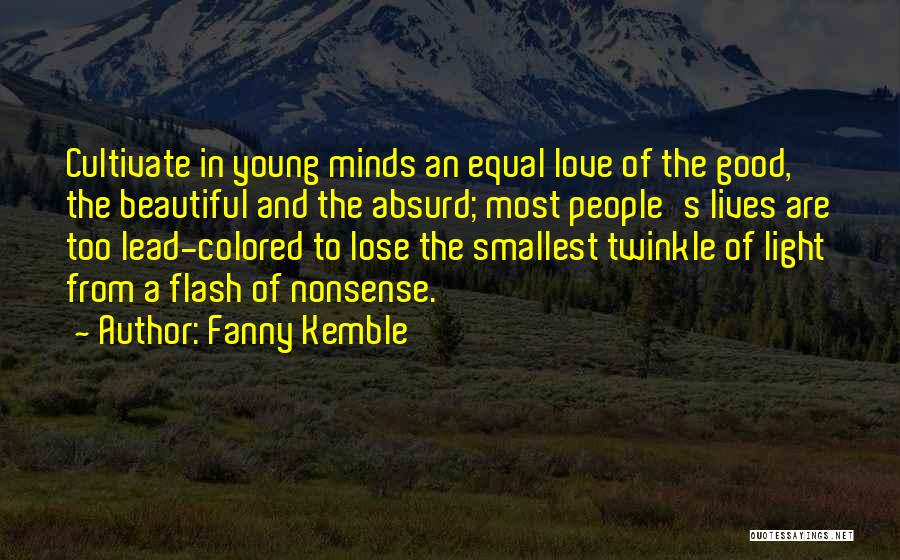 Colored Love Quotes By Fanny Kemble