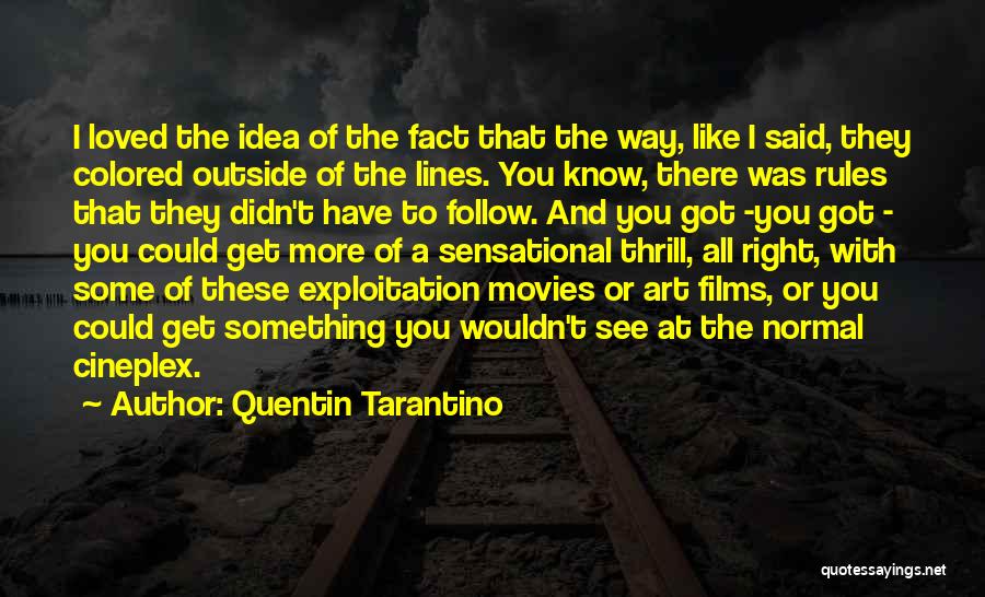 Colored Quotes By Quentin Tarantino