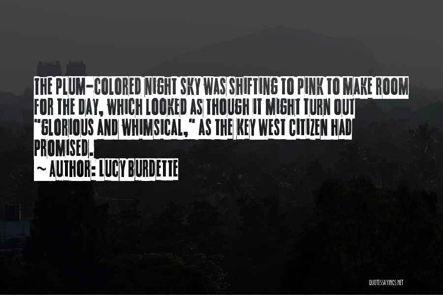 Colored Sky Quotes By Lucy Burdette