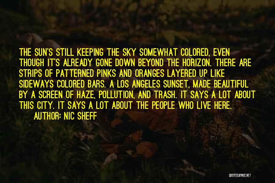 Colored Sky Quotes By Nic Sheff