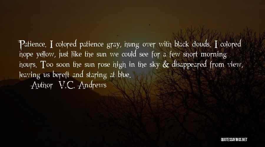 Colored Sky Quotes By V.C. Andrews