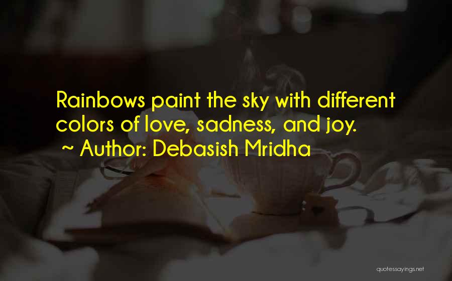 Colors And Love Quotes By Debasish Mridha