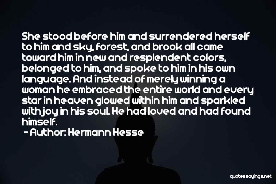 Colors And Love Quotes By Hermann Hesse