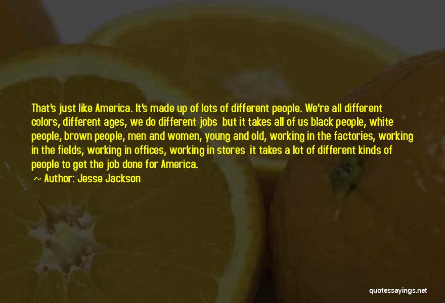 Colors Black And White Quotes By Jesse Jackson