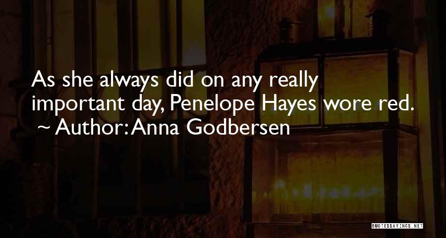 Colors Day Quotes By Anna Godbersen