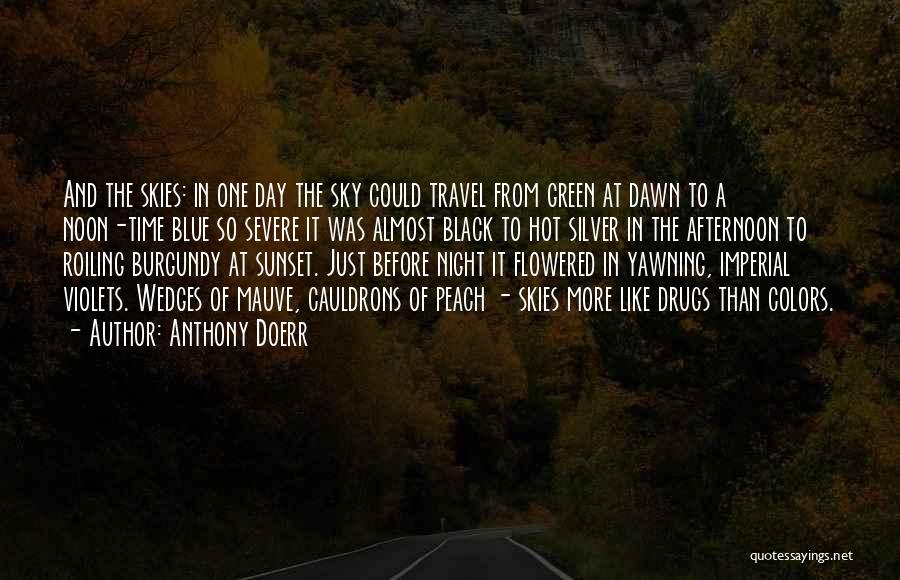 Colors In The Sky Quotes By Anthony Doerr