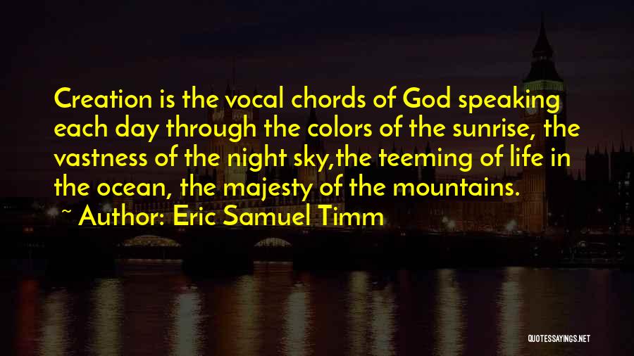 Colors In The Sky Quotes By Eric Samuel Timm