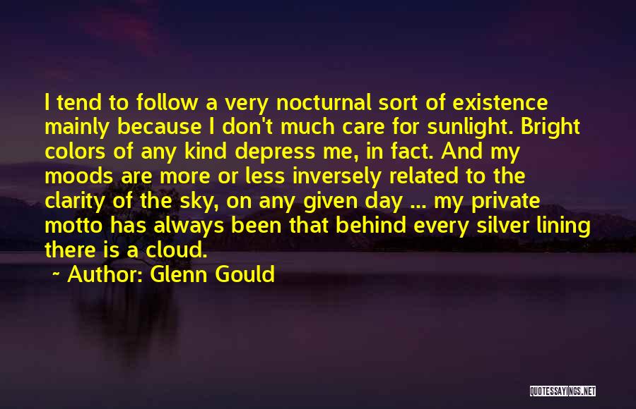 Colors In The Sky Quotes By Glenn Gould