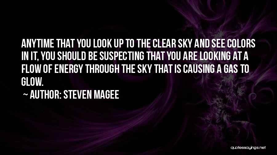 Colors In The Sky Quotes By Steven Magee