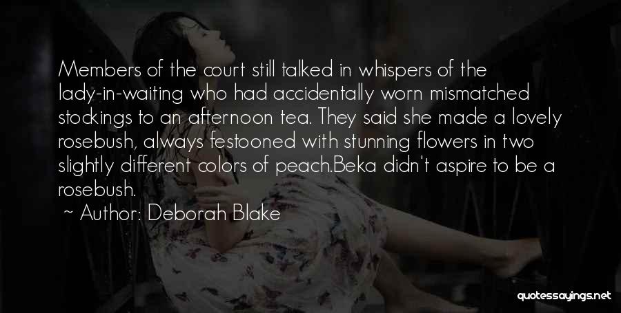 Colors Of Flowers Quotes By Deborah Blake