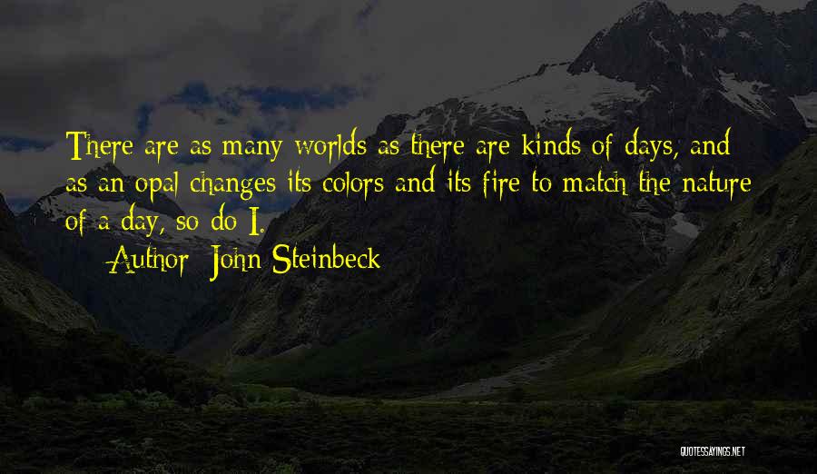 Colors Of Nature Quotes By John Steinbeck