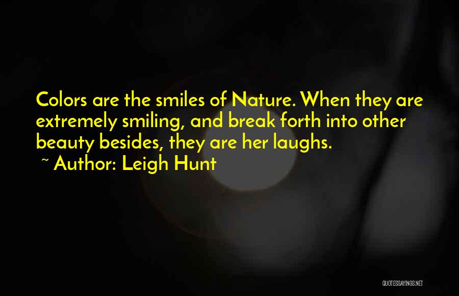 Colors Of Nature Quotes By Leigh Hunt