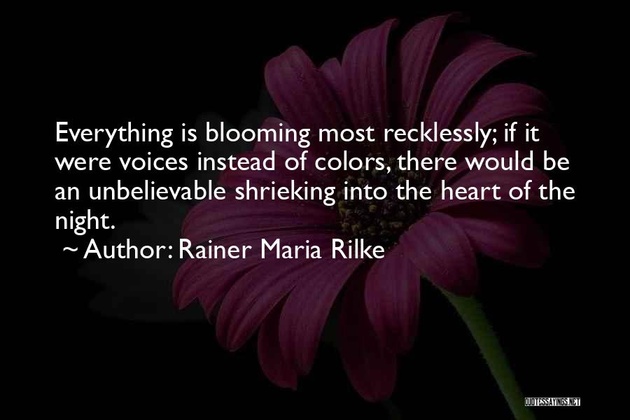 Colors Of Nature Quotes By Rainer Maria Rilke