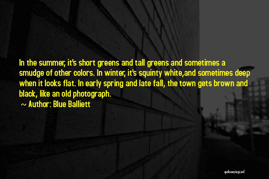 Colors Of Summer Quotes By Blue Balliett