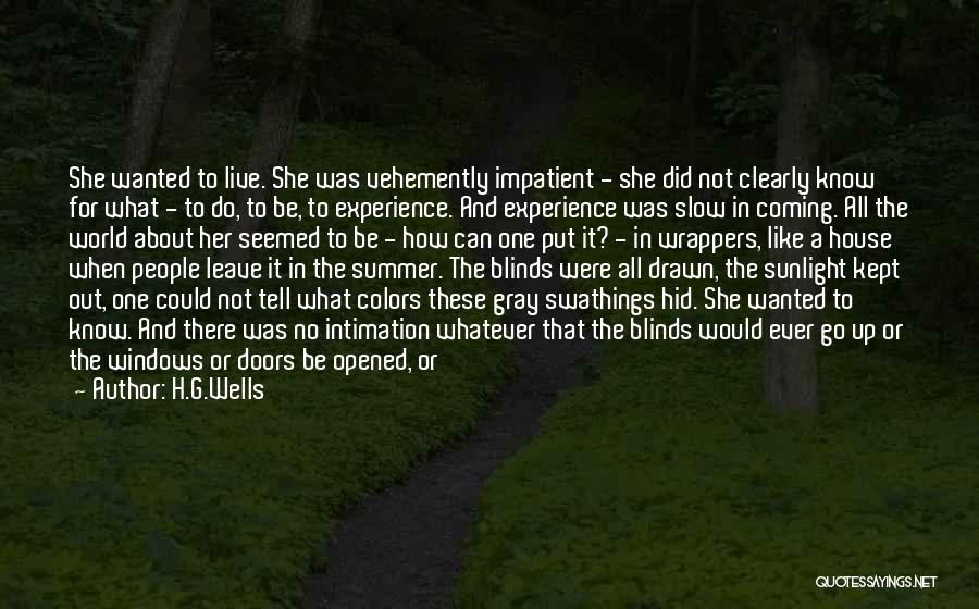 Colors Of Summer Quotes By H.G.Wells