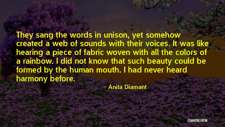 Colors Of The Rainbow Quotes By Anita Diamant