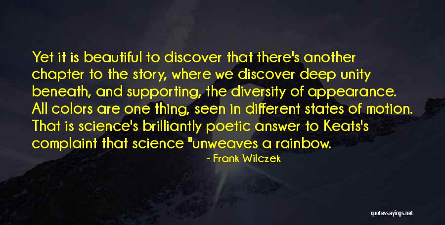 Colors Of The Rainbow Quotes By Frank Wilczek