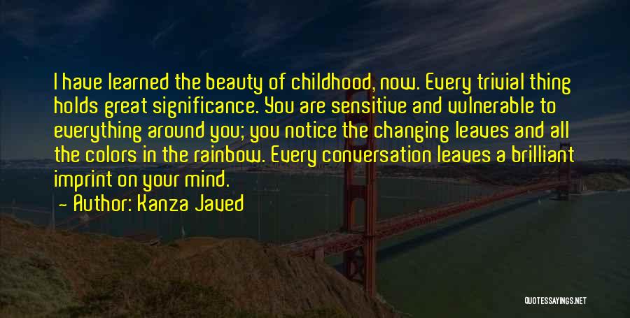 Colors Of The Rainbow Quotes By Kanza Javed