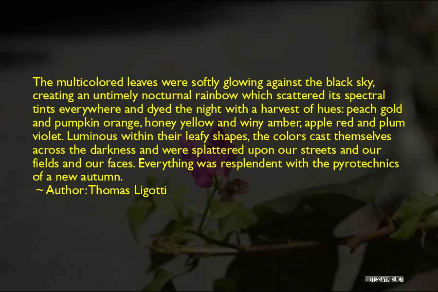 Colors Of The Rainbow Quotes By Thomas Ligotti