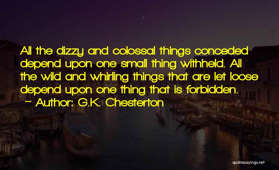 Colossal Quotes By G.K. Chesterton