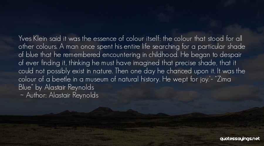 Colour Blue Quotes By Alastair Reynolds