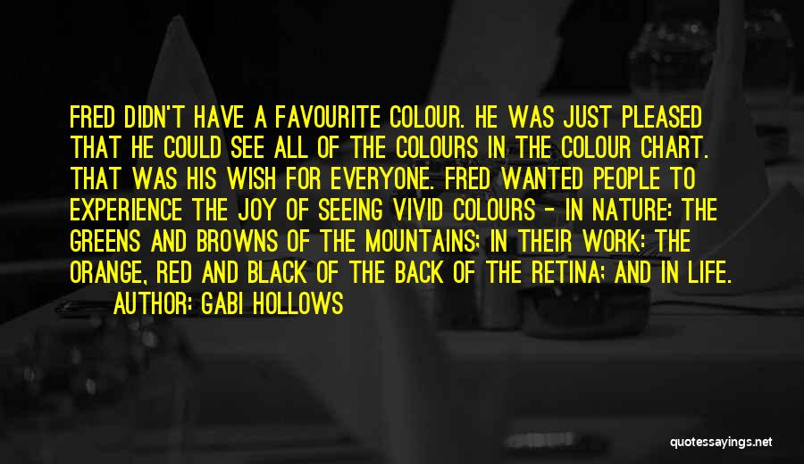 Colour Chart Quotes By Gabi Hollows