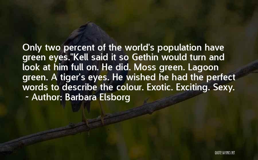 Colour Eyes Quotes By Barbara Elsborg