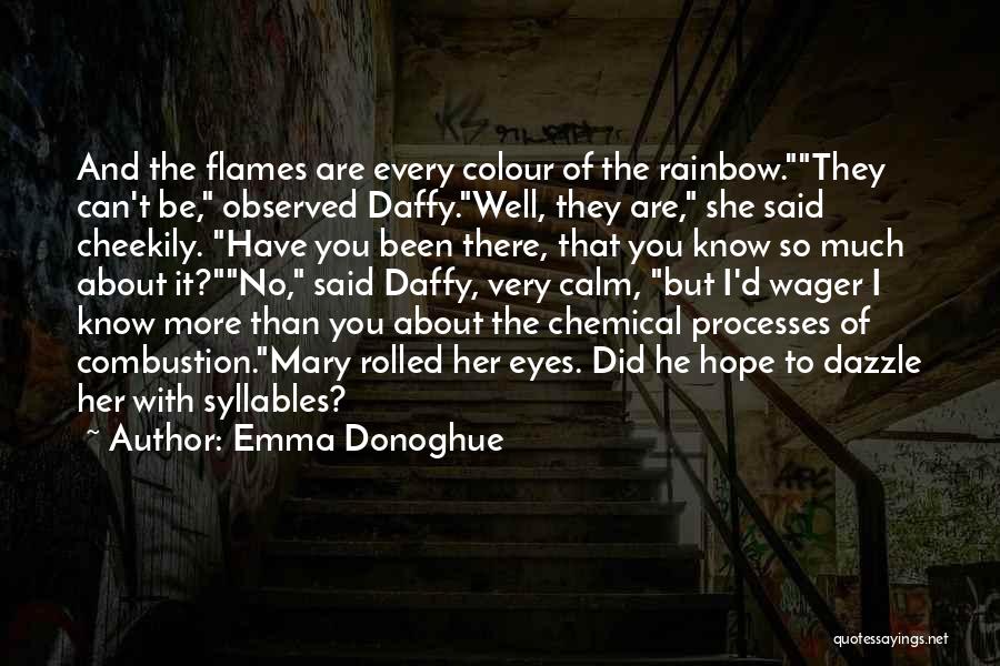 Colour Eyes Quotes By Emma Donoghue