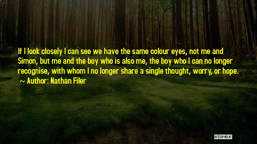 Colour Eyes Quotes By Nathan Filer