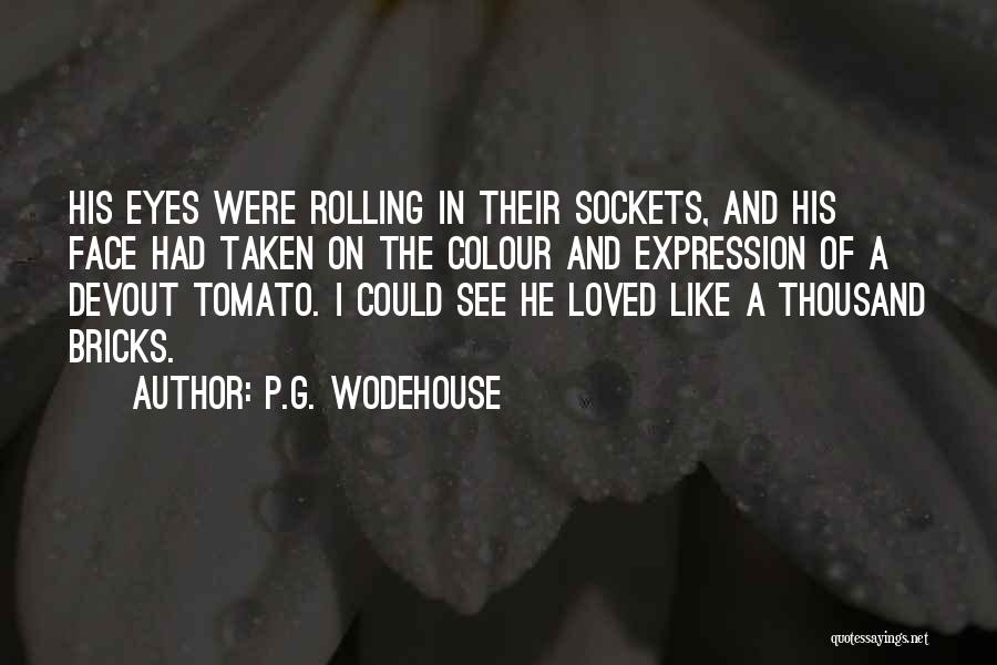 Colour Eyes Quotes By P.G. Wodehouse