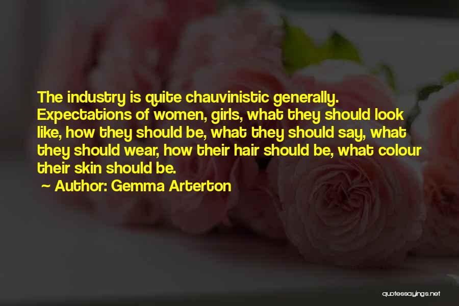 Colour Of Skin Quotes By Gemma Arterton