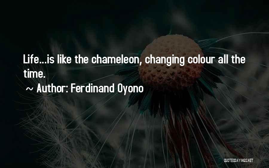 Colour Up Your Life Quotes By Ferdinand Oyono