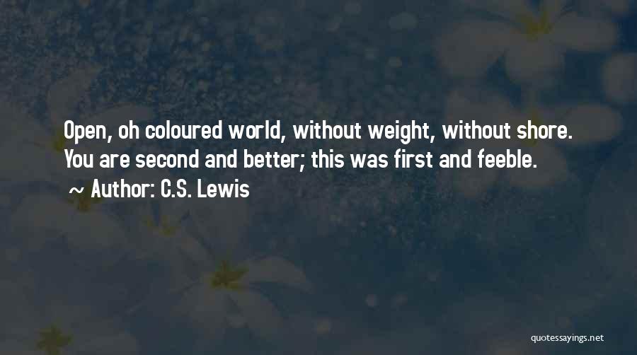 Coloured Quotes By C.S. Lewis